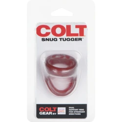 Inel Dublu Stretch Enhancer - Snug Tugger, Roșu, Mărime Unică