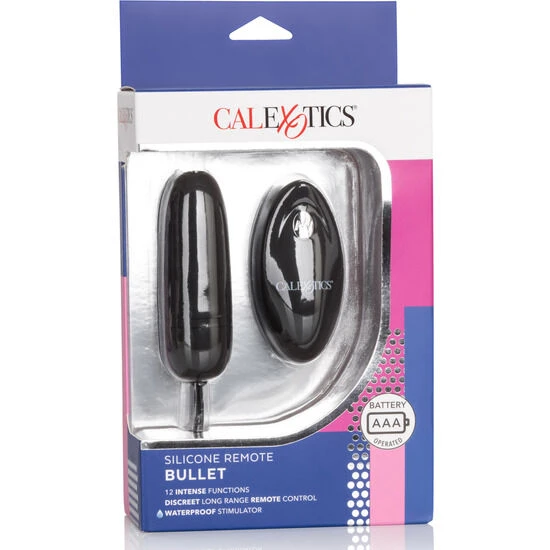 Bullet Vibrant cu Telecomandă - Negru, Mărime Unică.