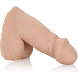 Penis de packing realist din TPR, culoare piele, 12,75 cm