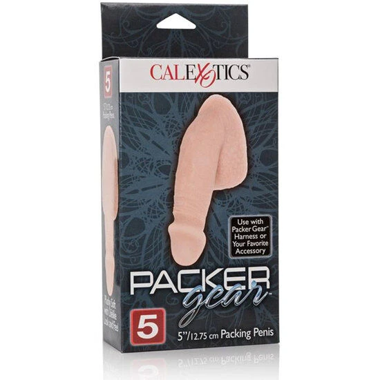 Body sexy CALEXOTICS - Packing Penis, Alb, 14.5 CM