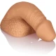 Penis de packing din silicon, caramel, 12,75 cm