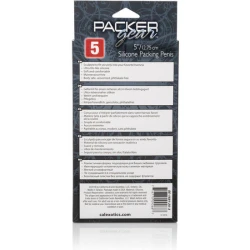 Penis de packing din silicon, caramel, 12,75 cm