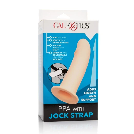 Ham cu Dildo Hollow și Jock Strap din Silicon, Flesh