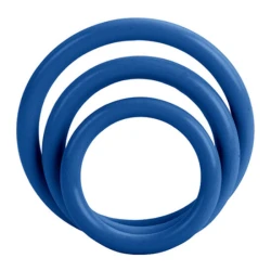 Inel tip TRI-RINGS, Albastru
