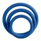 Inel tip TRI-RINGS, Albastru