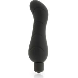 Vibrator G-Spot din silicon, Negru