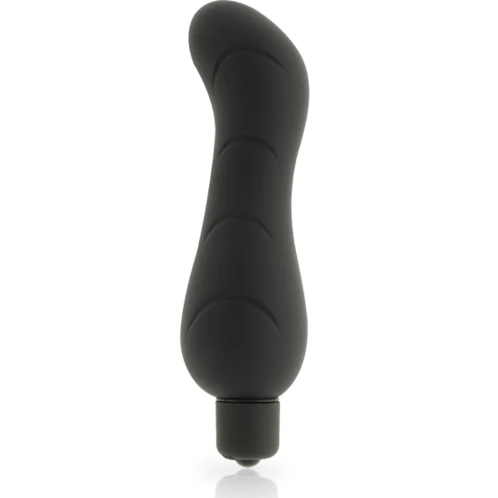 Vibrator G-Spot din silicon, Negru