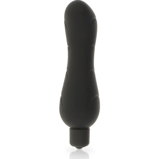 Vibrator G-Spot din silicon, Negru