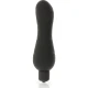 Vibrator G-Spot din silicon, Negru