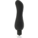 Vibrator G-Spot din silicon, Negru