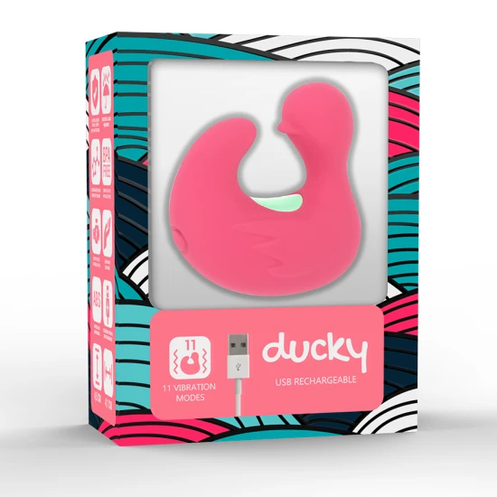 Stimulator deget tip thimble, Duckymania, reîncărcabil, din silicon