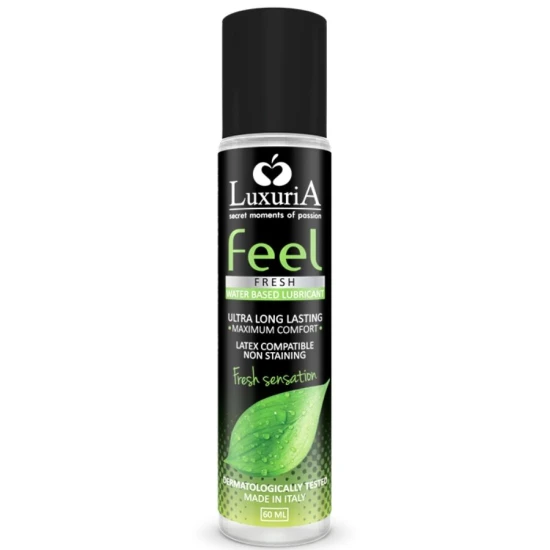 LUBRIFIANT INTIM - LUXURIA FEEL FRESH SENSATION, pe bază de apă, 60 ml