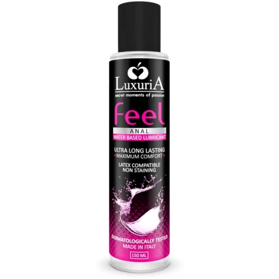 LUBRIFIANT ANAL pe bază de apă, LUXURIA FEEL, 150 ml