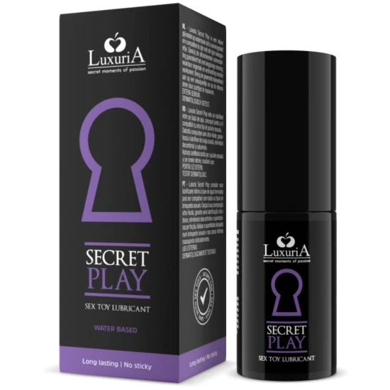 Secret Play - Lubrifiant pentru jucării sexuale, 30 ml