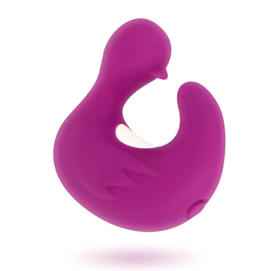 DUCKYMANIA - Jucărie sexuală cu stimulare, reîncărcabilă, din silicon, mov