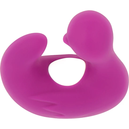 DUCKYMANIA - Jucărie sexuală cu stimulare, reîncărcabilă, din silicon, mov