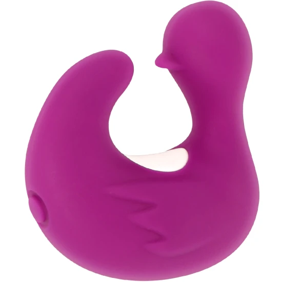 DUCKYMANIA - Jucărie sexuală cu stimulare, reîncărcabilă, din silicon, mov