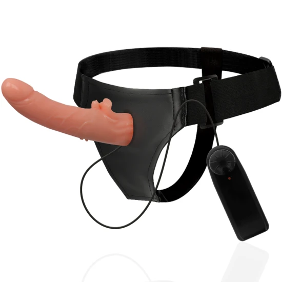 HAMNESS ATTRACTION - Ham cu vibrator, Negru, 20 cm - 3.5 cm