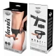 HAMNESS ATTRACTION - Ham dublă penetrare cu vibrație, 18 cm, 3.5 cm