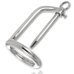 INELE METALICE - Inel pentru gland cu dop, Negru