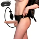 Vibrator Inflatable Peter - 18 cm, 3.5 cm, Negru.