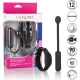 Vibrator mini Bullet cu brățară, silicon, roz, USB