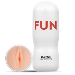 Masturbator Discret Jamyjob - Vagin, Alb, Unică Mărime