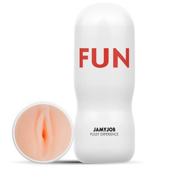 Masturbator Discret Jamyjob - Vagin, Alb, Unică Mărime