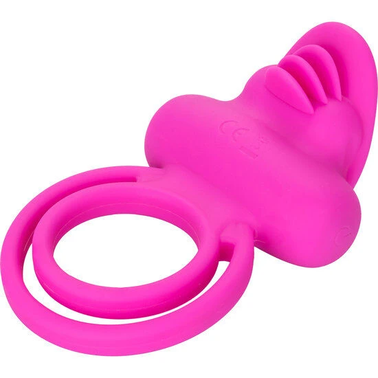 Body sexy Dual Clit Flicker Enhancer - Decupat, Alb, Mărime Unică