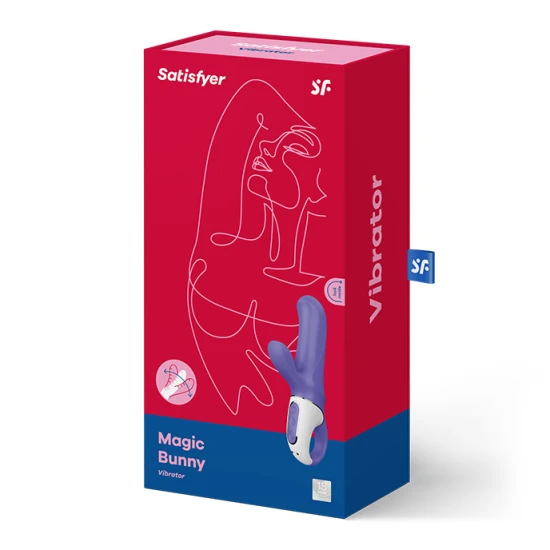 Vibrator Vibe Magic Bunny - Vibratii puternice, Silicon, Mărime medie.