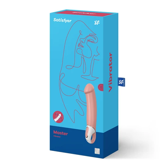 Vibrator din silicon, roz, 23.5 cm