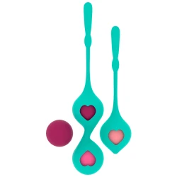Set Antrenament Pelvic Deva - Verde Aqua, Mărime Unică