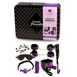 Set BDSM 8 piese, Roz/Negru