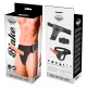 HAMNESS - Model tip penis gol, Negru, 15,5 cm - 4 cm