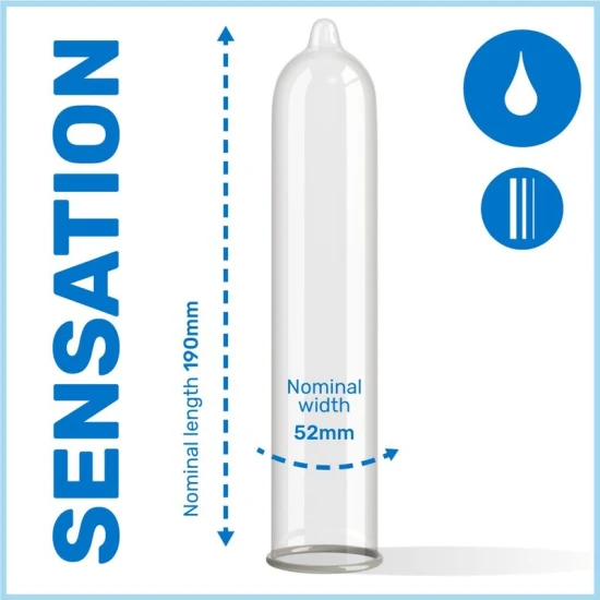 Prezervative Tip Sensitive Ultrafine, Roz
