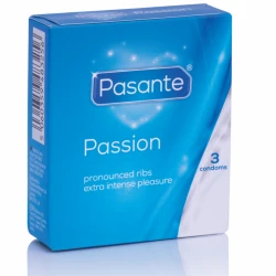 Prezervative cu puncte din latex, naturali, 3 buc.