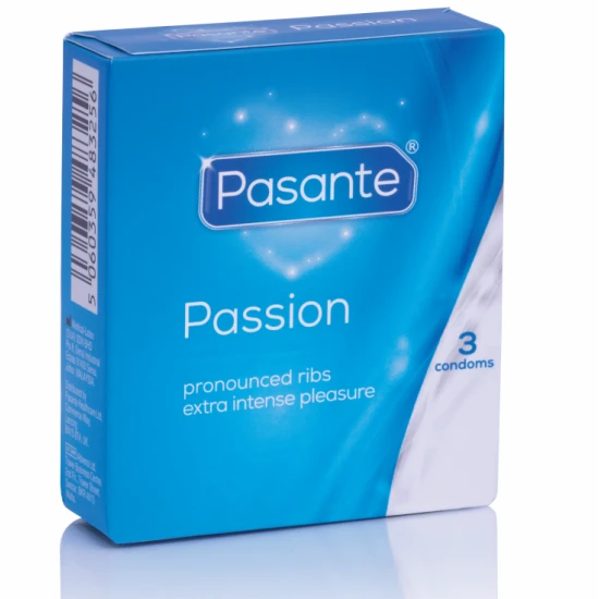 Prezervative cu puncte din latex, naturali, 3 buc.