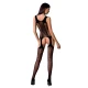 Body sexy PASSION - BS072, Decupat, Negru, Mărime unică