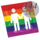 Condom Pasante - Format Gay Pride, Natural, 144 Bucăți
