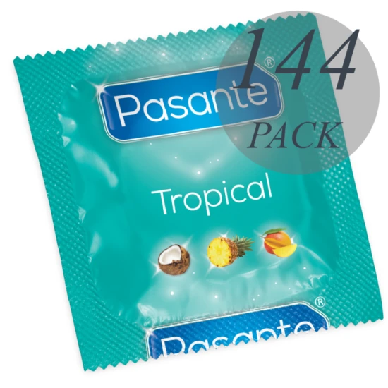 Prezervative cu arome tropicale (144 unități)