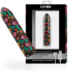 Vibrator Tip Glonț SKULL MAGNETIC, reîncărcabil, 10 intensități
