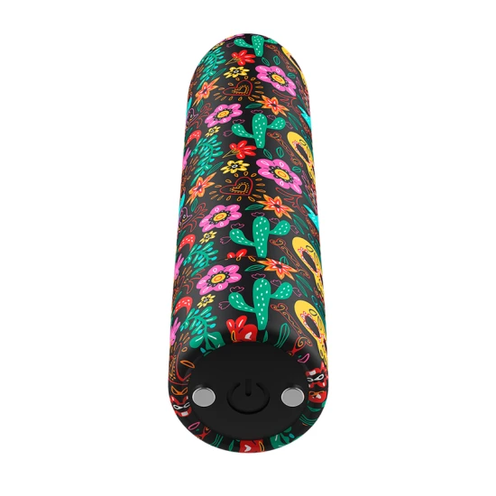 Vibrator Tip Glonț SKULL MAGNETIC, reîncărcabil, 10 intensități