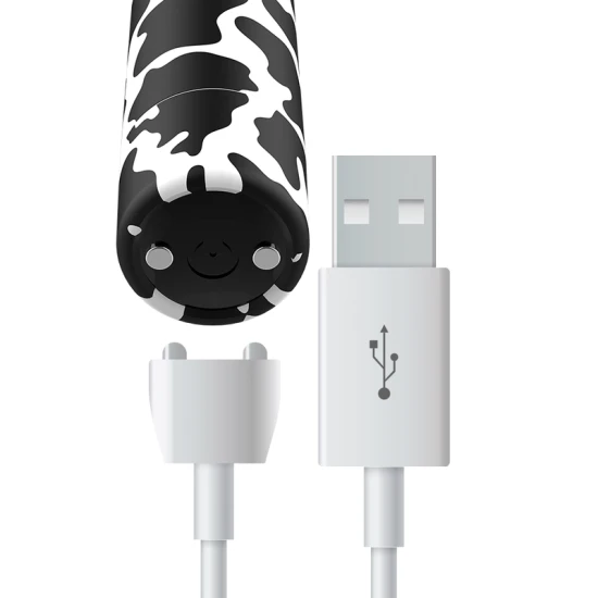 Stimulator Rechargeabil Cow - 10 Intensități, Negru, Mărime Compactă.