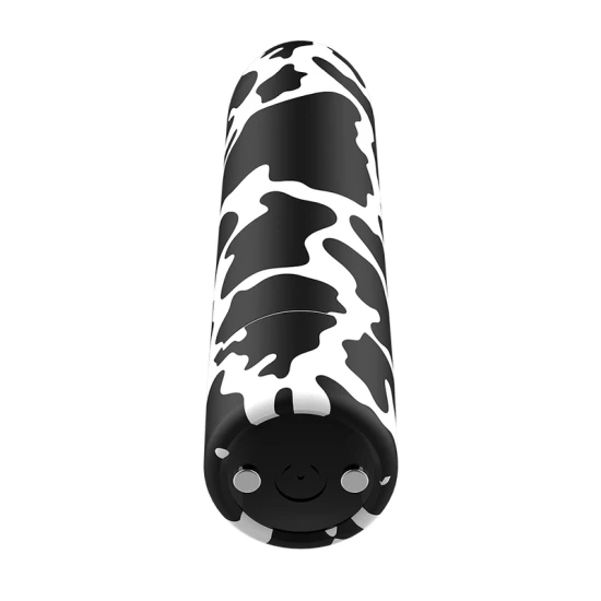 Stimulator Rechargeabil Cow - 10 Intensități, Negru, Mărime Compactă.