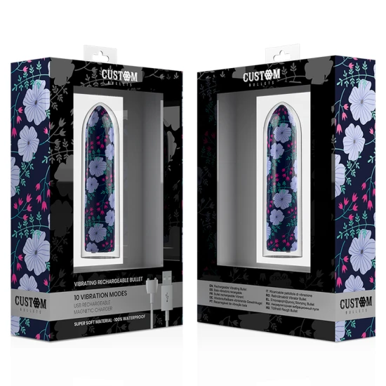 Vibrator Tip Glonț Spring Magnetic, 10 intensități