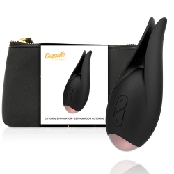Vibrator Clitorial - Stimulator Deluxe, Negru, Mărime Unică