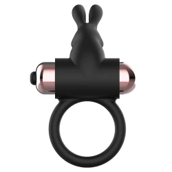 Inel Vibrator Coquette Chic Desire - Negru/Auriu