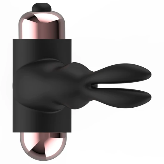 Inel Vibrator Coquette Chic Desire - Negru/Auriu