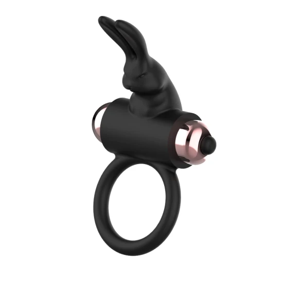 Inel Vibrator Coquette Chic Desire - Negru/Auriu