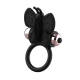 Inel Vibrator Coquette Chic Desire - Fluture, Negru/Auriu